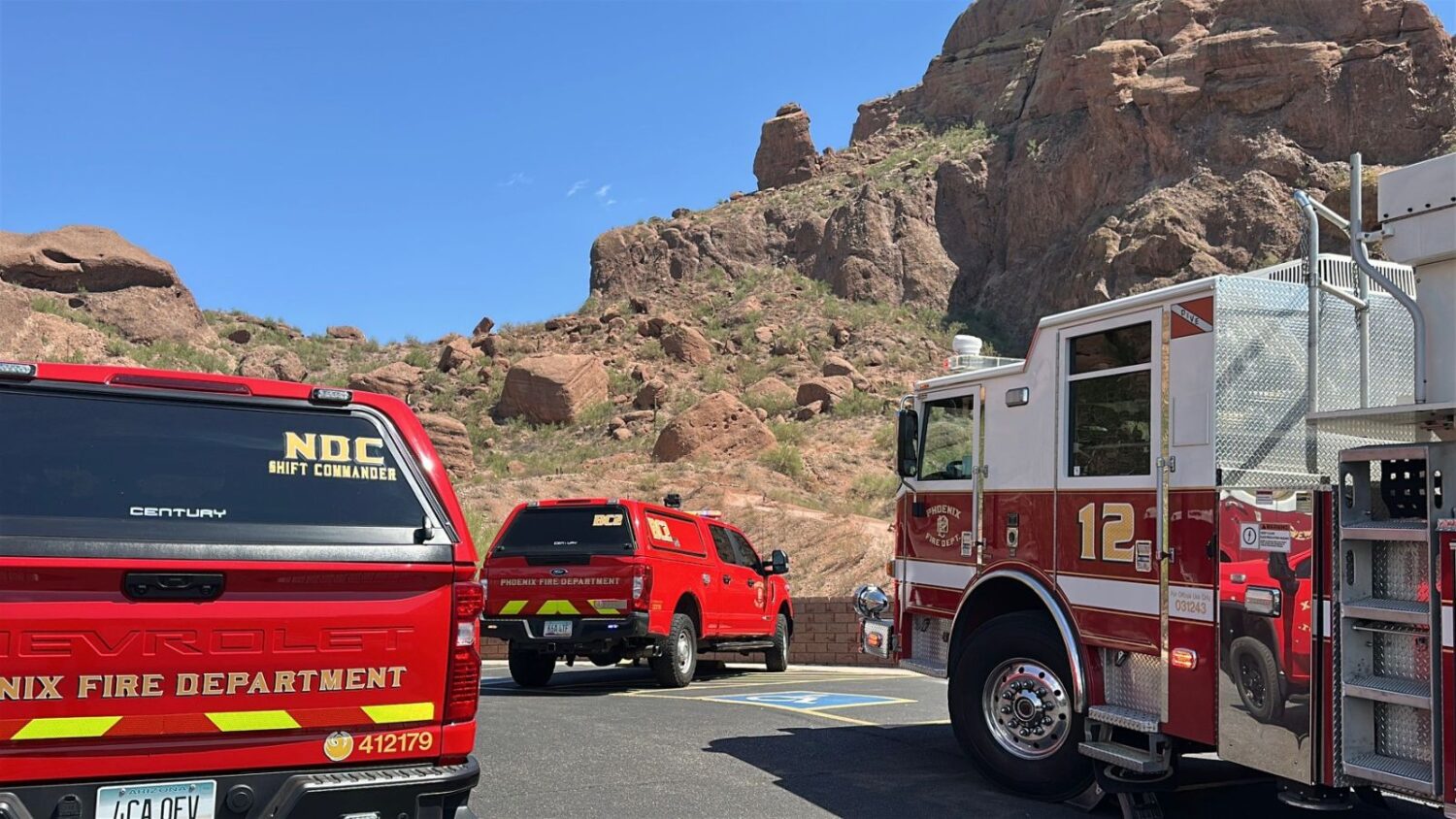 (Photo from Phoenix Fire Department)...