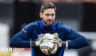 Scotland goalkeeper Craig Gordon