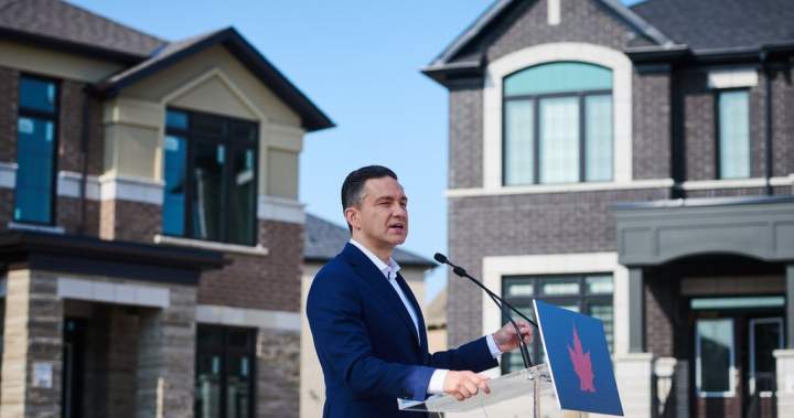 Poilievre calling on Carney to adopt Conservative’s plans to tackle housing - National