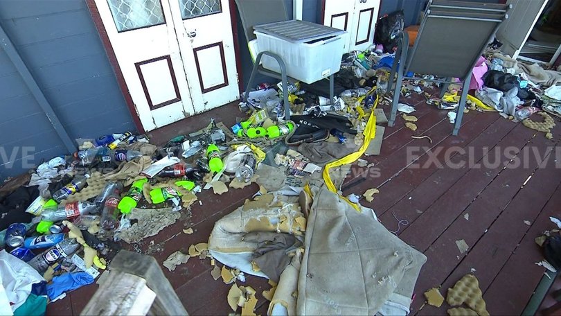 Inside the house where Pheobe Bishop was living with her alleged killers.