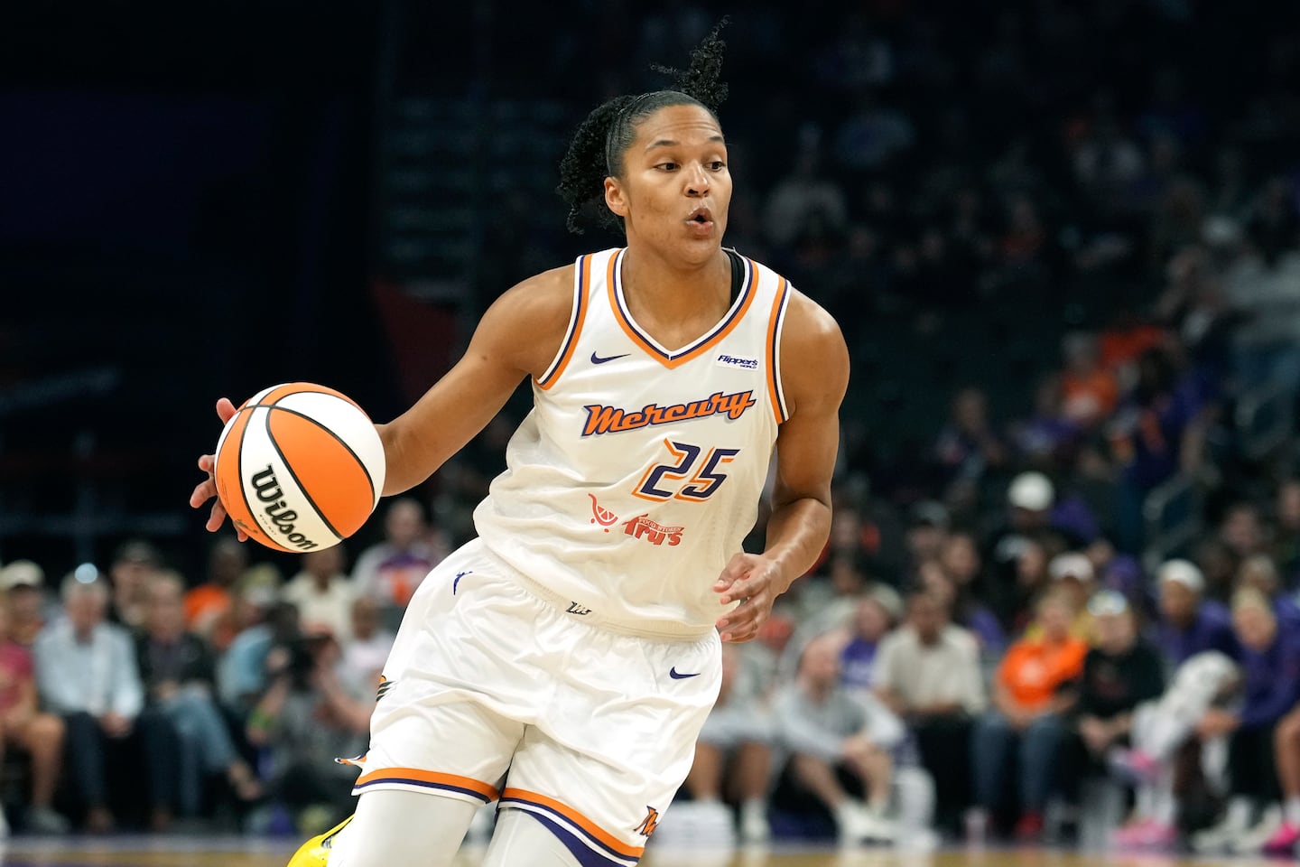 Phoenix Mercury forward Alyssa Thomas has a WNBA record eight triple-doubles this season