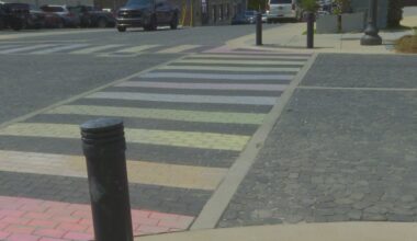 Chalk art appears on Panama City crosswalks overnight