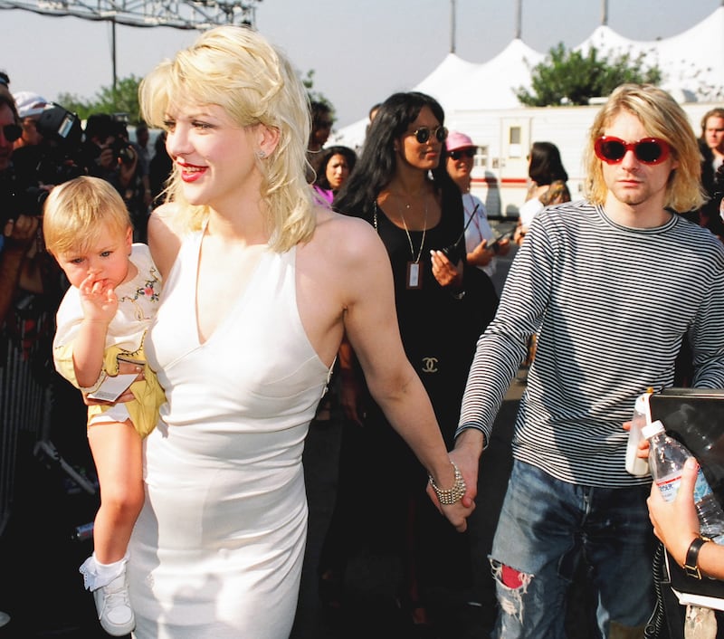 Courtney Love, Frances Bean Cobain, Kurt Cobain of Nirvana