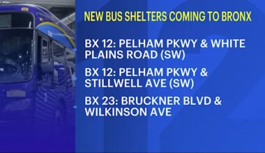 100 new bus shelters coming to NYC, at least 3 in The Bronx
