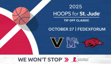 Hoops for St. Jude® Tip Off Classic returns to FedExForum for evening of basketball and purpose