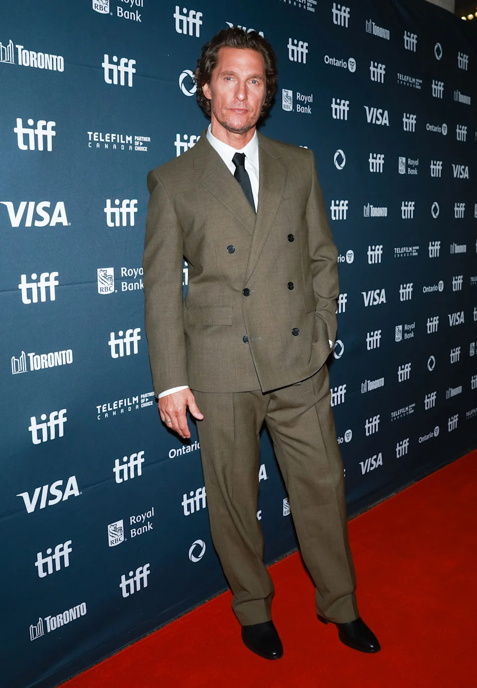 US actor Matthew McConaughey arrives for the special presentation of 