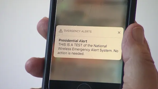 NYC conducts test of emergency alert system
