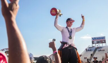 Justin Ashley wins over NASCAR Cup champ