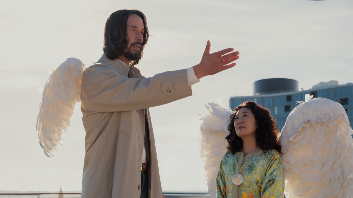 'Good Fortune' star Keanu Reeves loves angel role with Seth Rogen