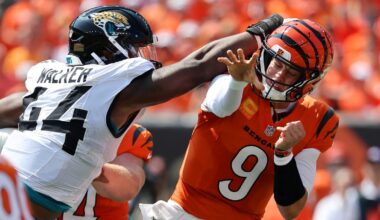 Bengals QB leaves game vs. Jaguars