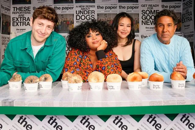 Ralph Bavaro/Peacock Alex Edelman, Gbemisola Ikumelo, Ramona Young, Oscar Nuñez