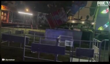 VIDEO: Carnival ride malfunctions at LA school event, carriage falls mid-ride