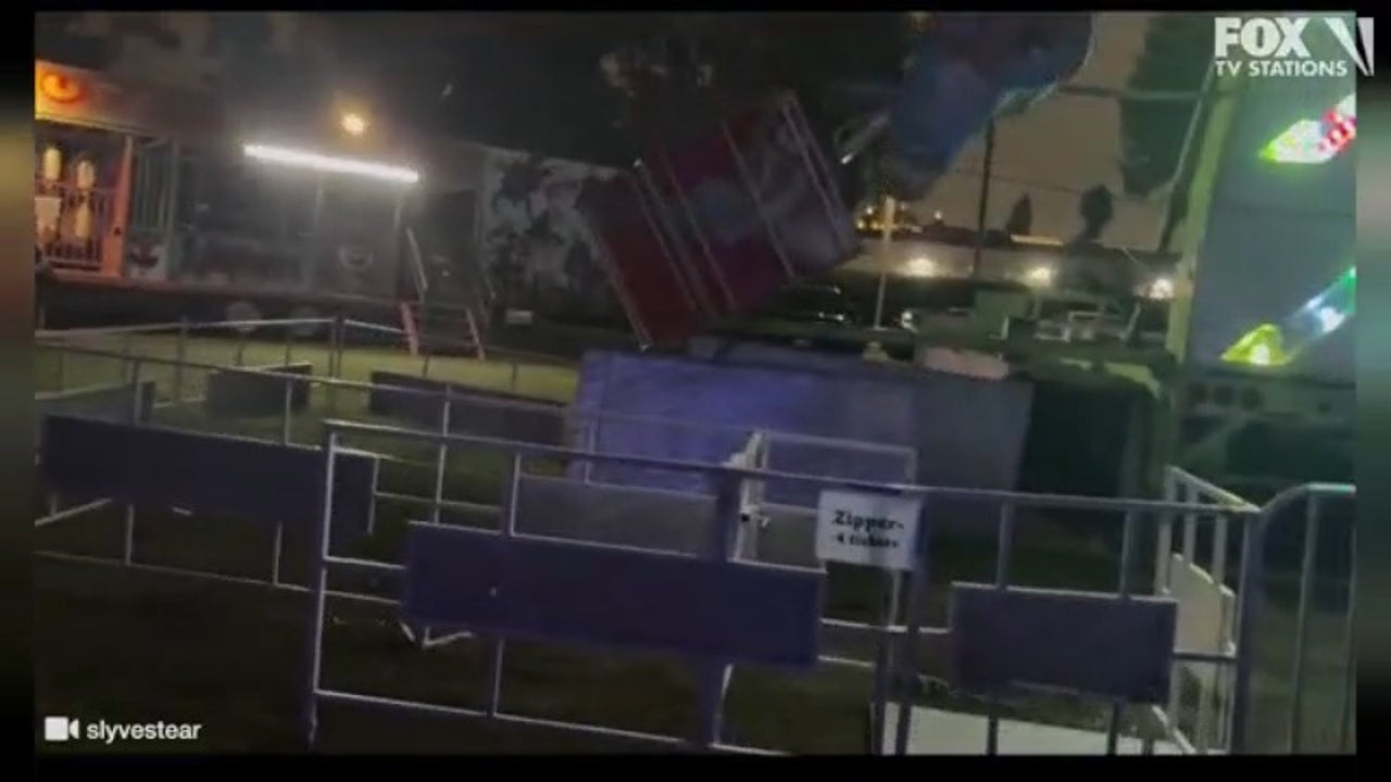 VIDEO: Carnival ride malfunctions at LA school event, carriage falls mid-ride