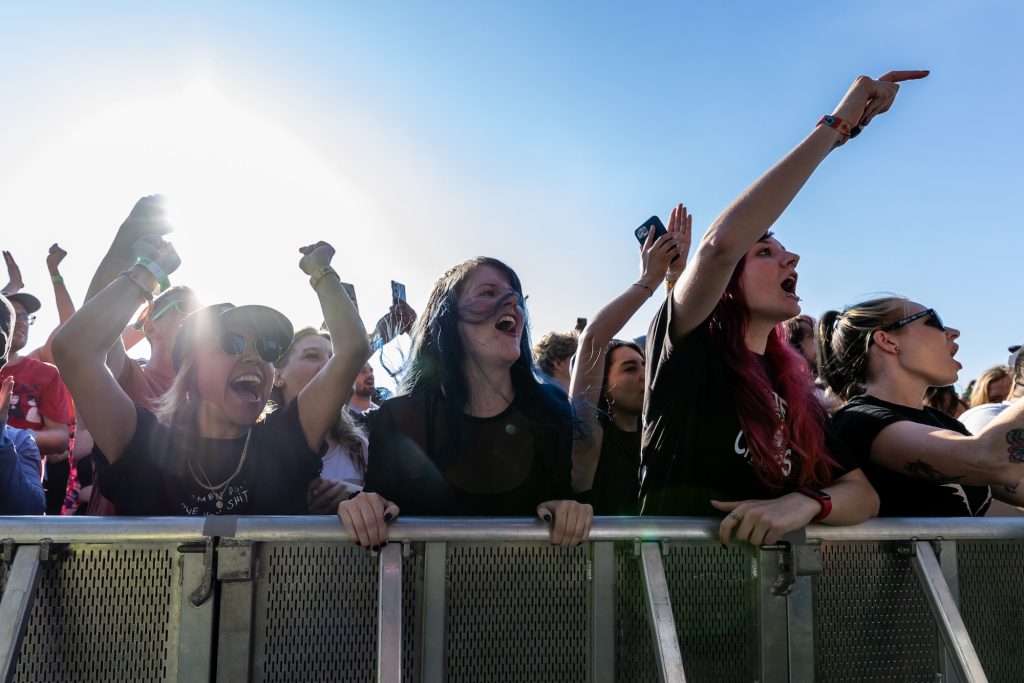 Fans enjoy Riot Fest in Chicago, held Sept. 20-22, 2024.