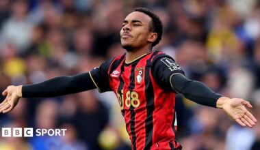Leeds United 2-2 AFC Bournemouth: Eli Kroupi scores a stoppage-time equaliser for Cherries