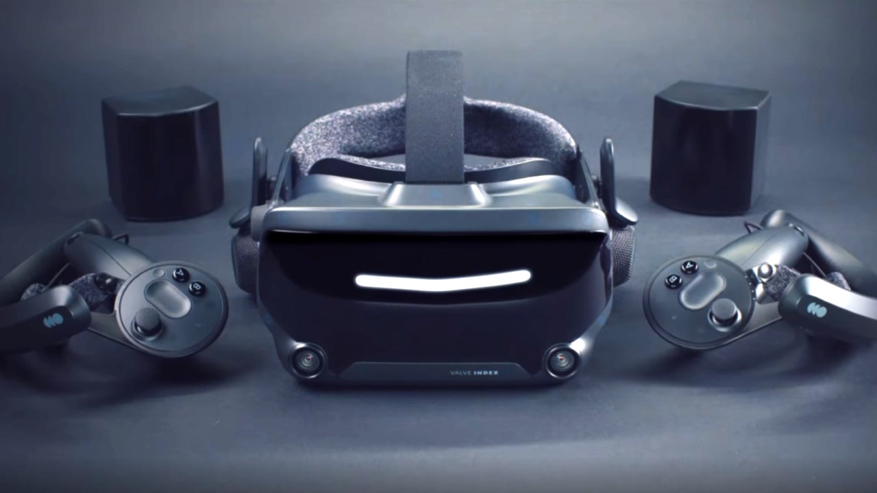 An image of the Valve Index VR headset