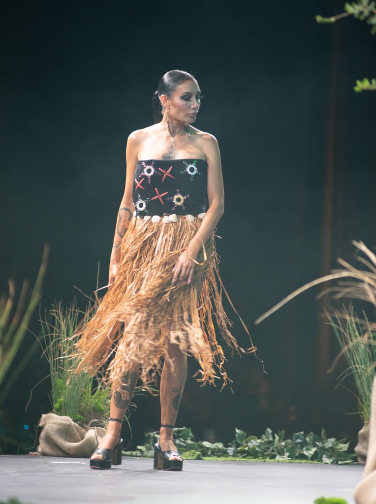 Shoshani Hostler at Sycuan Fashion Show. (Photo by Diana Cavagnaro/Special to La Jolla Village News)
