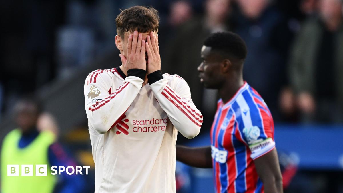 Crystal Palace 2-1 Liverpool: Eddie Nketiah's late strike gives Palace victory