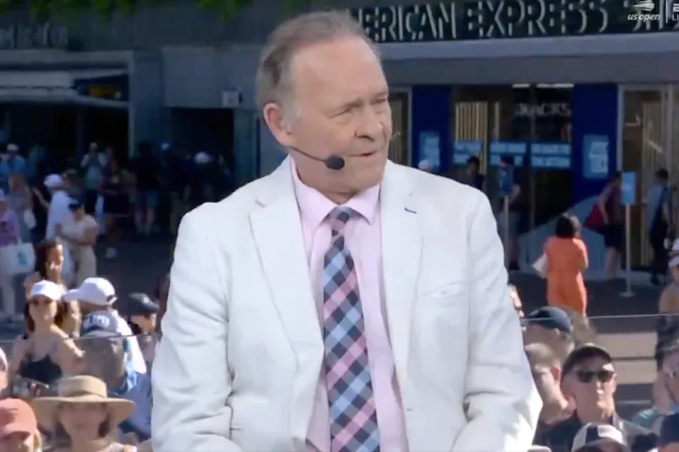 Cliff Drysdale got an emotional US Open sendoff on Sept. 3, 2025. ESPN