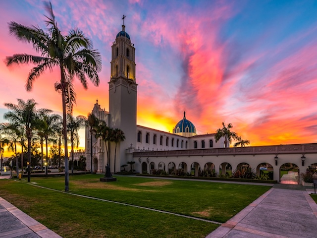 USD Campus at Sunset