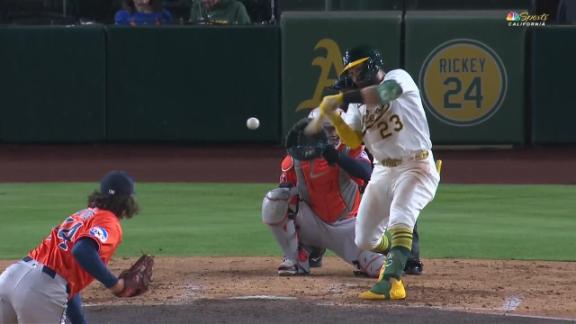 Langeliers has HR among 4 hits, Soderstrom also goes deep as Athletics beat Astros 6-0