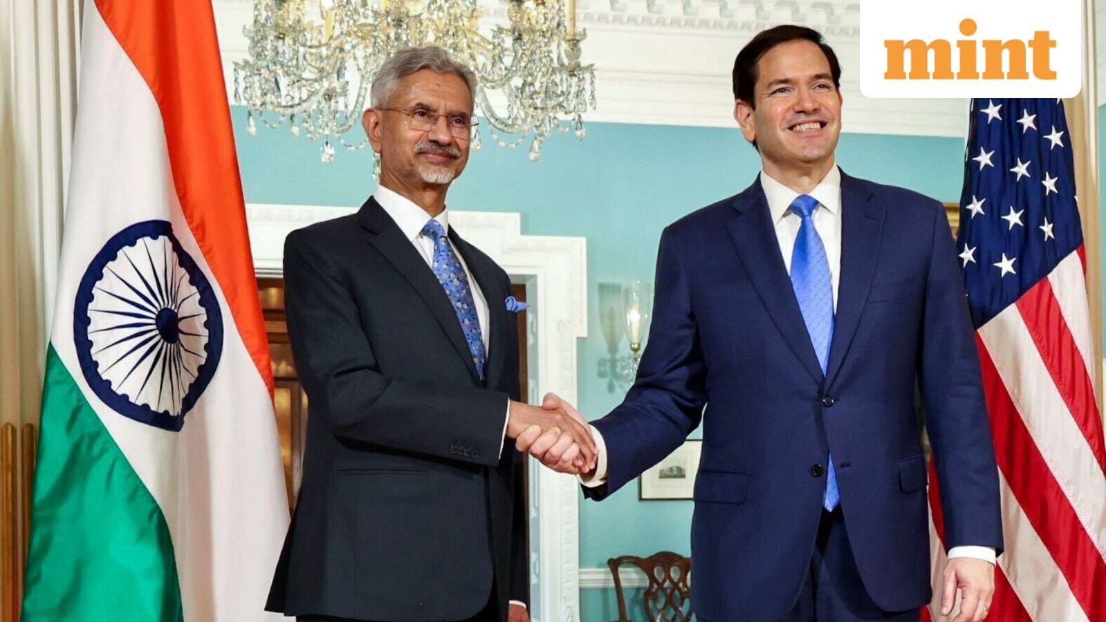 External Affairs Minister S Jaishankar meets United States Secretary of State, Marco Rubio, on the sidelines of the Quad Foreign Ministers’ meeting, in Washington DC on July 1.