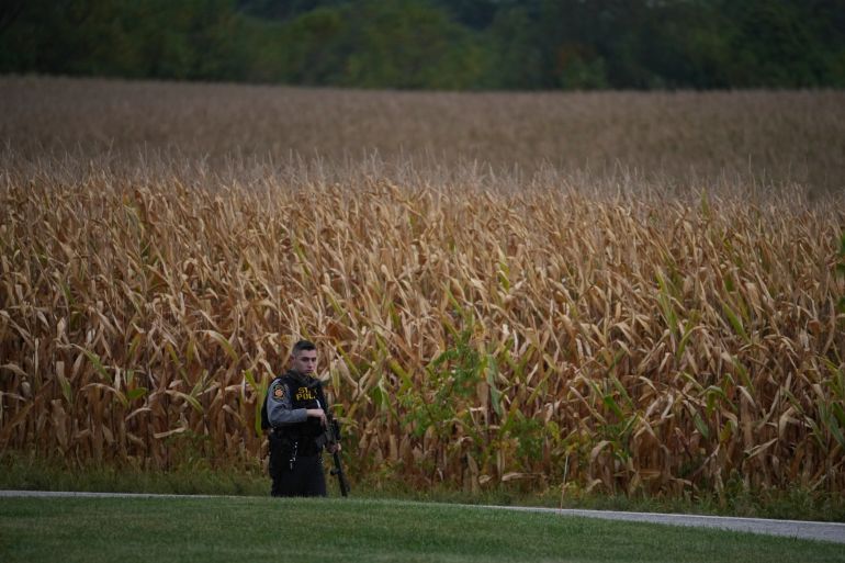 First responders work the scene after several people were injured during a shooting Wednesday