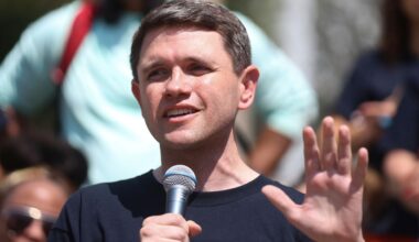 Texas Rep. James Talarico speaks at a rally, Saturday, Aug. 16, 2025, at Wrigley Square in Millennium Park in Chicago. (AP Photo/Talia Sprague)
