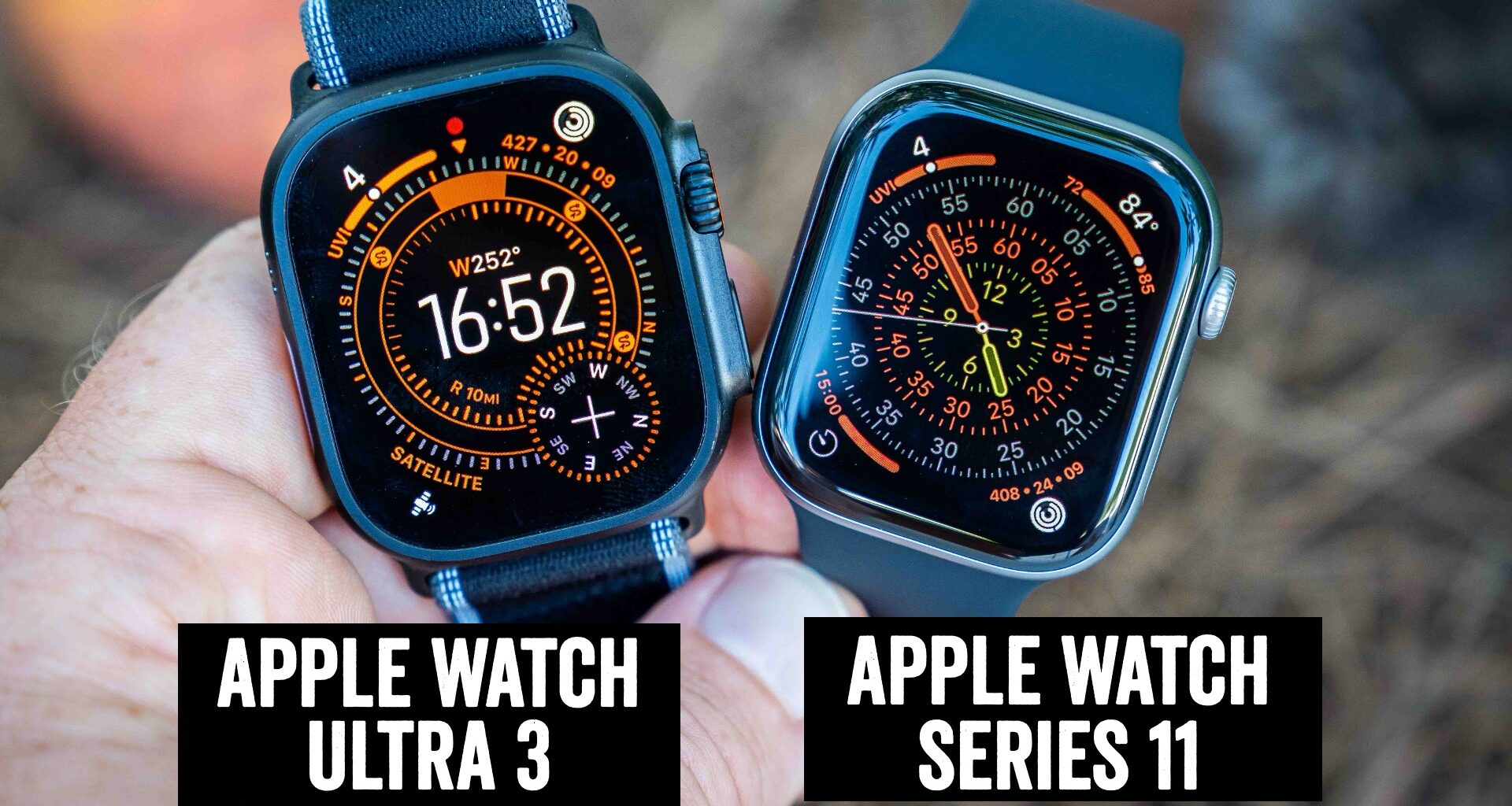 Apple Watch Ultra 3 vs Apple Watch Series 11: Every Difference Detailed