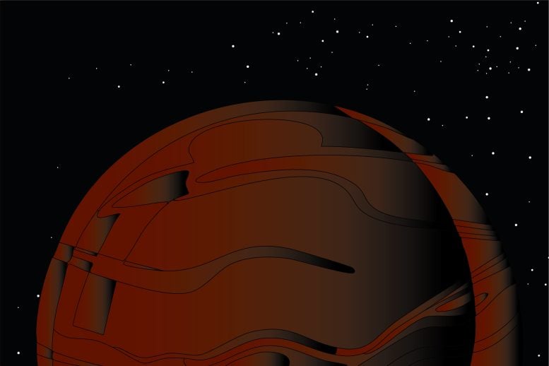 Artistic Representation of a Dark Dwarf