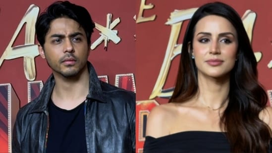Aryan Khan and his rumoured girlfriend, Larissa Bonesi, attended The Ba***ds of Bollywood event.