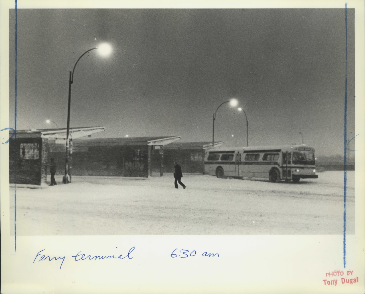Vintage photos of buses on Staten Island
