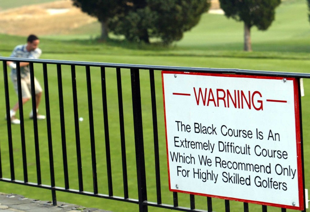 Bethpage Black's iconic sign will be leaving Long Island during the Ryder Cup. 