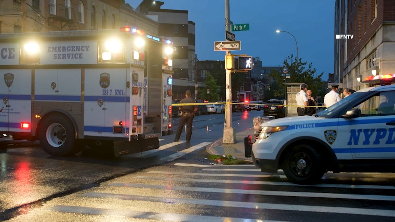 The man was taken to Brookdale Hospital, where he was pronounced dead, authorities said. Police said they recovered a 14-inch butcher knife from the scene.