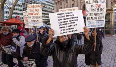 Retired NYC workers gear up for rally at City Hall, urging city officials to protect their vested healthcare