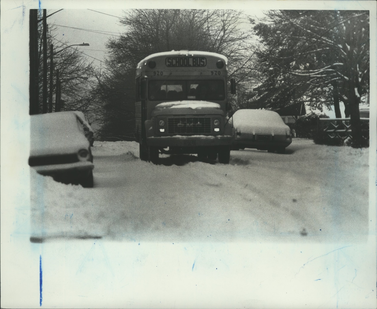 Vintage photos of buses on Staten Island