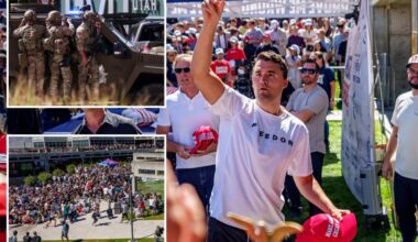 Charlie Kirk shooter still at large, no suspect in custody following UVU event