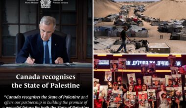 Canada, UK and Australia all recognize Palestinian state as rebuke to Israel for Gaza war