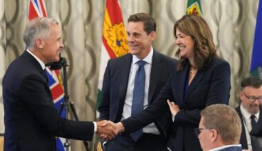 Danielle Smith says she’s found unprecedented common ground with Mark Carney