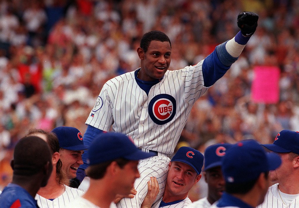 'Slammin' Sammy Sosa hits home runs No. 61 and 62 during the 1998 season