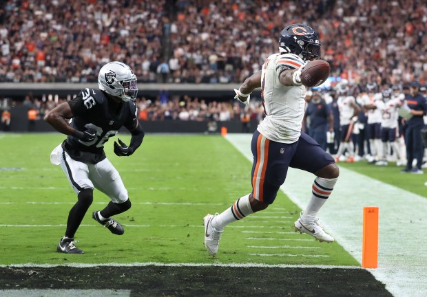 Las Vegas Raiders cornerback Kyu Blu Kelly (36) is unable...