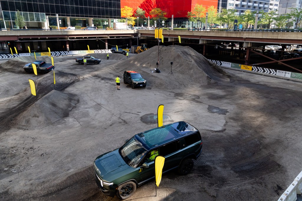 Rivian off-road course draws thousands of joyriders