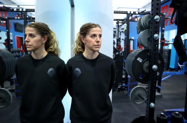 Sky head athletic trainer Jess Cohen on Sept. 3, 2025, at Wintrust Arena. (Chris Sweda/Chicago Tribune)