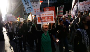 Protesters march against Trump administration immigration enforcement threats – Chicago Tribune