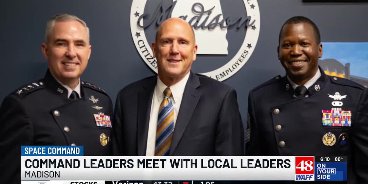 U.S. Space Command officials meet with North Alabama leaders