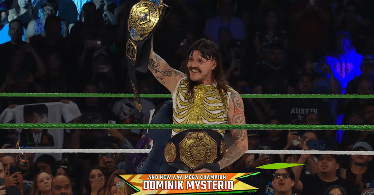 Dominik Mysterio wins AAA Mega Championship