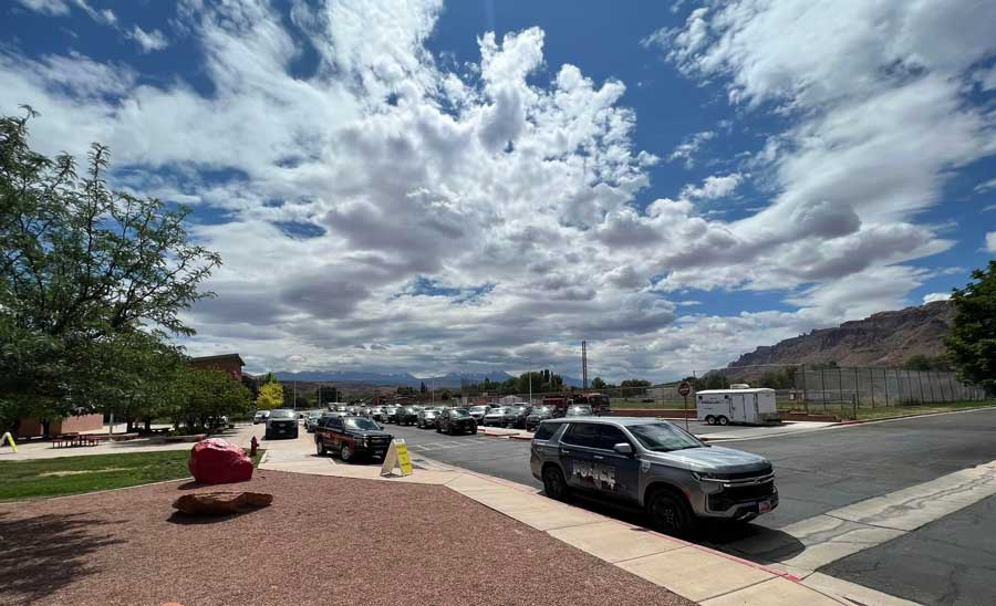 Black bear relocated after wandering through Moab neighborhood