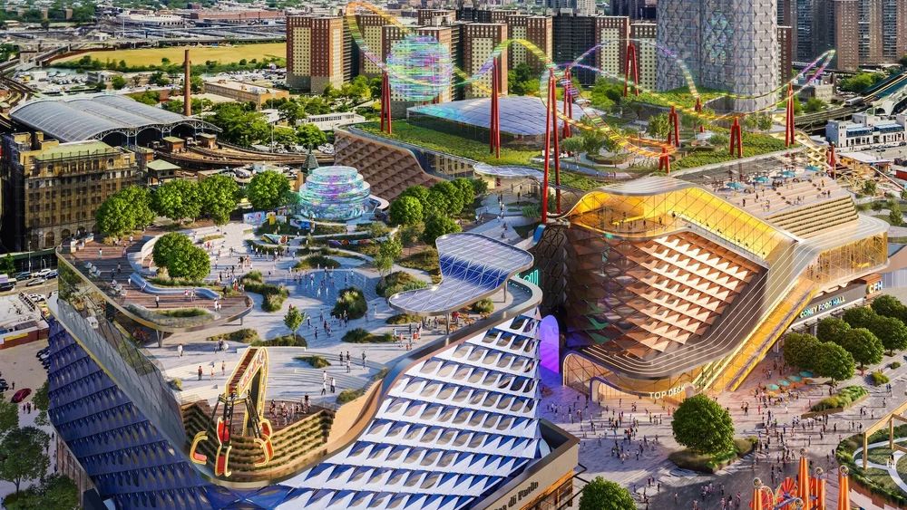 A rendering of the Coney Island casino proposal. (Thor Equities)