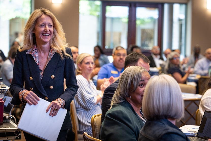 Lynn McBee, president and CEO of Young Women’s Preparatory Network and Dallas' workforce...