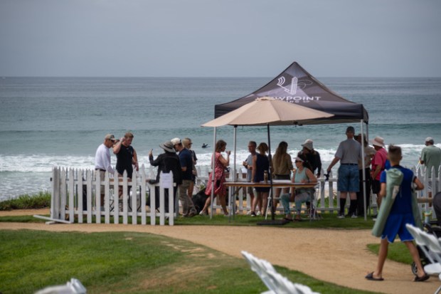 Viewpoint Brewing beer garden (Bill Morris)